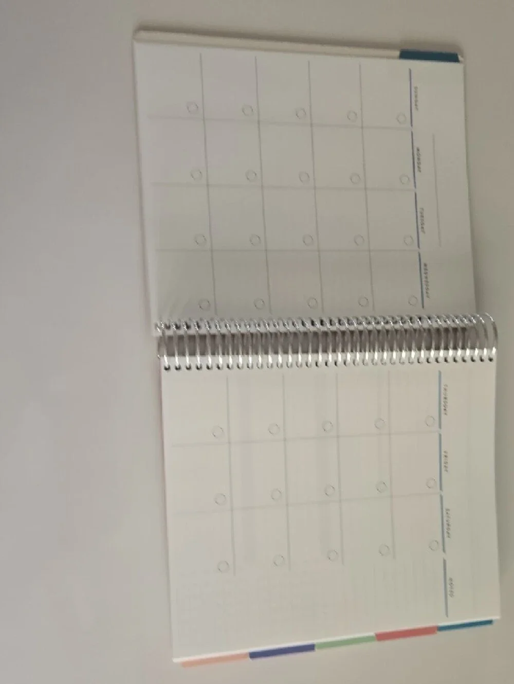 Erin Condren Hot Pink Spiral Home Office Calendar Notebook